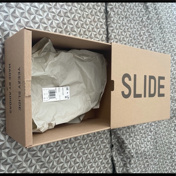 Yeezy Other - Yeezy Slide Glow Green Size 9 Authentic BOX ONLY